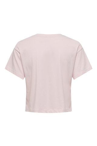 T-shirt regular en coton biologique - Mauve 