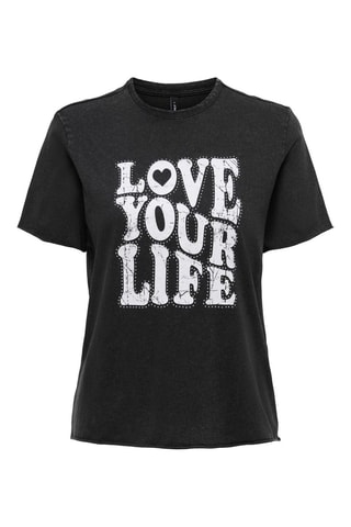T-shirt en coton biologique - Noir