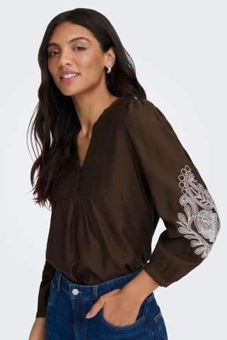 Blouse - Marron foncé