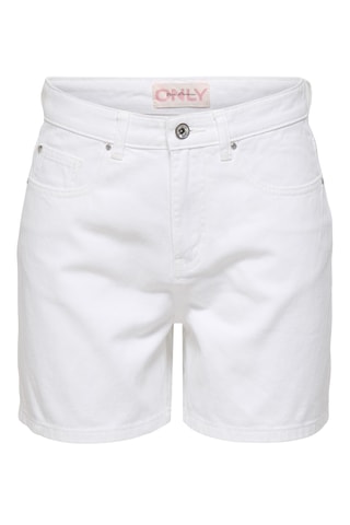 Short regular en jean - Blanc