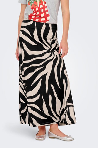 Jupe longue taille haute - Noir