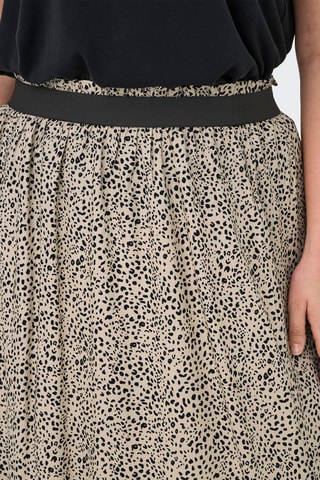 Jupe longue taille haute - Marron clair