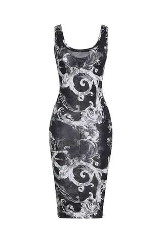 Vestido de tubo sin mangas - Negro