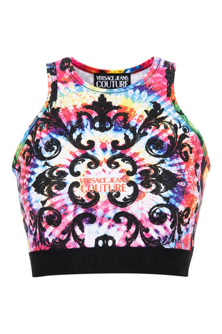 Top sin mangas - Blanco, rojo y verde
