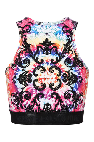 Top sin mangas - Blanco, rojo y verde