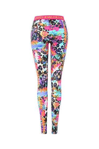 Leggings - Blanco, rojo y verde