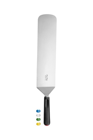 Brede Roestvrijstalen Gebogen Spatel Pro Flex - 35 cm
