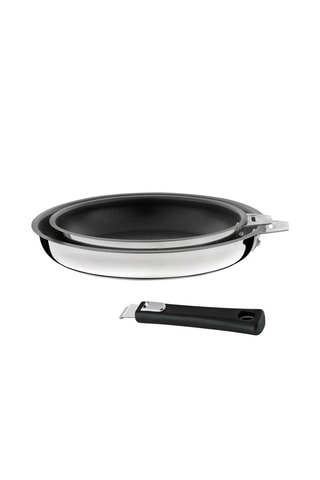 2 Roestvrijstalen Koekenpannen - 20 cm