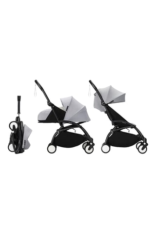  Pack Carrinho de bebé YOYO®- Desde o nascimento - Até 22 kg - Estrutura preta