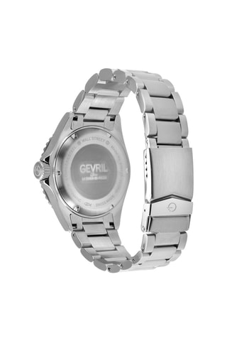 Montre automatique en acier Sellita SW200 - Tachymètre - Argenté et noir
