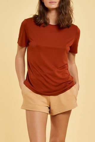 T-shirt Melissa - Steenrood