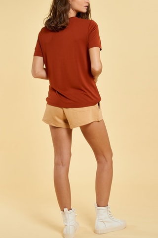 T-shirt Melissa - Steenrood