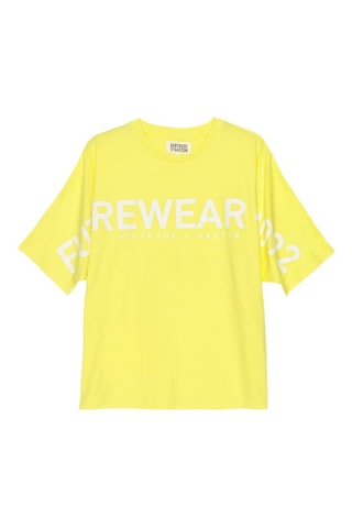 T-shirt Giulia - Geel