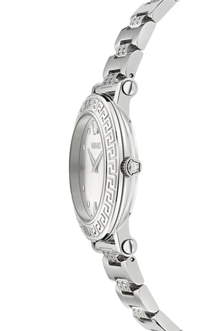 Reloj de cuarzo de acero - Plateado