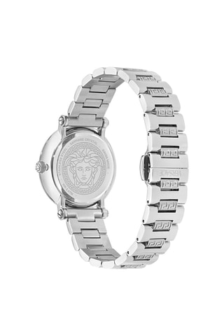 Reloj de cuarzo de acero - Plateado