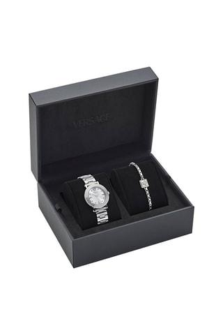 Reloj de cuarzo de acero - Plateado