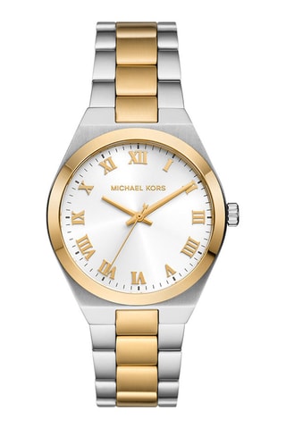 Reloj de cuarzo de acero - Plateado y dorado