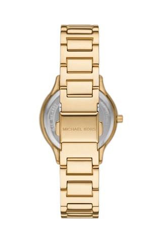 Reloj de cuarzo de acero Sage - Dorado