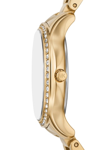 Reloj de cuarzo de acero Sage - Dorado