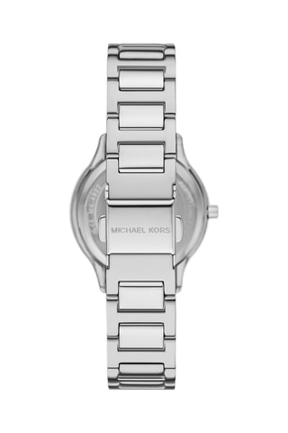 Reloj de cuarzo de acero Sage - Plateado