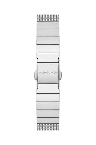 Reloj de cuarzo de acero Darrington - Plateado
