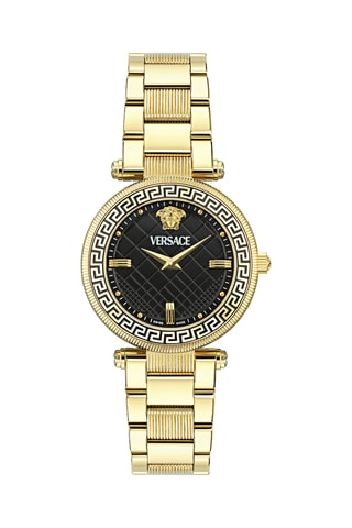 Reloj de cuarzo de acero - Dorado y negro
