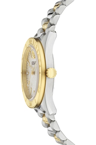 Reloj de cuarzo de acero - Plateado y dorado