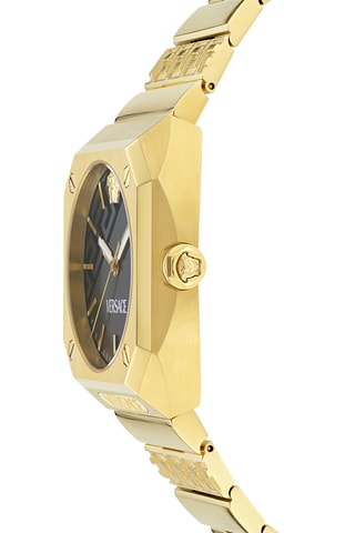 Reloj de cuarzo de acero - Dorado y negro