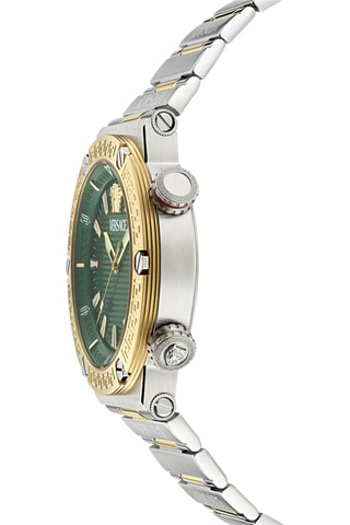 Reloj de cuarzo de acero - Plateado y dorado