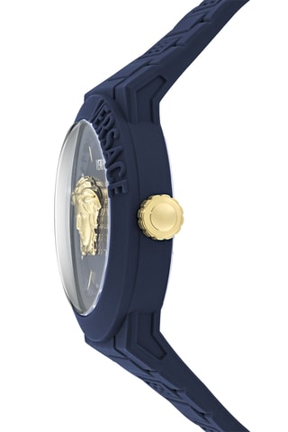 Reloj de cuarzo de silicona - Azul grisáceo