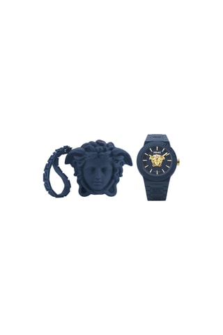 Reloj de cuarzo de silicona - Azul grisáceo
