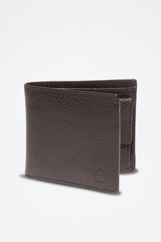 Cartera de piel - Marrón