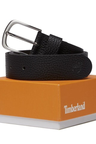 Cinturón de piel - Negro