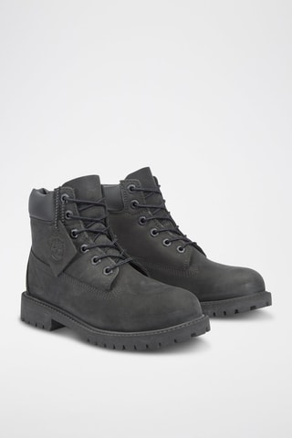 Botas de piel - Negro