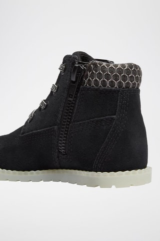 Botines de piel - Negro