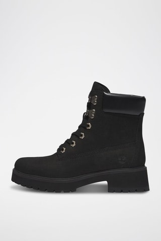 Botines de piel - Negro