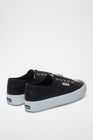 Zapatillas de piel con plataforma 2730 NAPPA - Negro