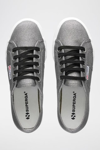 Zapatillas con plataforma 2730-LAME - Gris