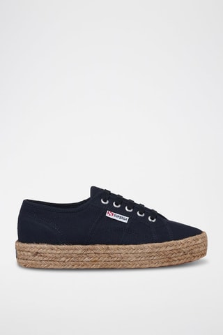 Zapatillas con plataforma 2730-COTROPEW - Azul marino