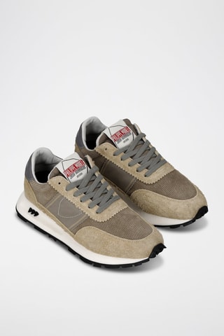 Zapatillas de piel caprina - Beige