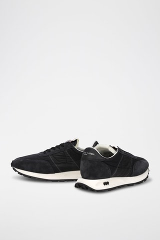 Zapatillas de piel - Negro