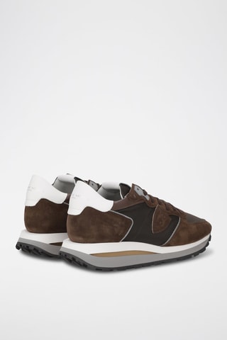 Zapatillas de piel - Marrón