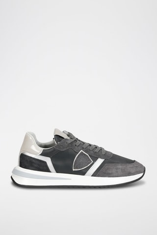 Zapatillas de piel - Gris