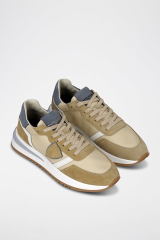 Zapatillas de piel - Beige