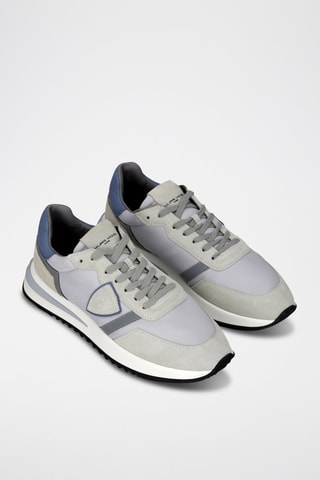 Zapatillas de piel - Gris