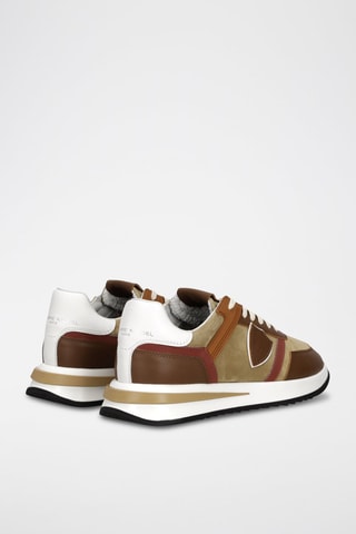 Zapatillas de piel - Marrón