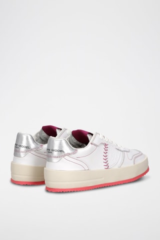 Zapatillas de piel - Blanco