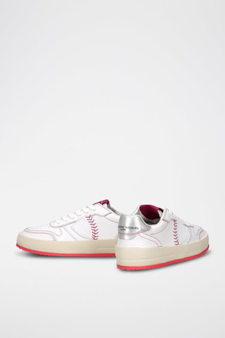 Zapatillas de piel - Blanco