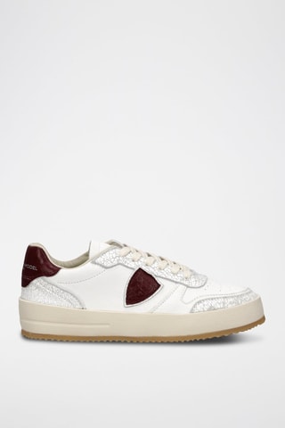 Zapatillas de piel caprina - Blanco