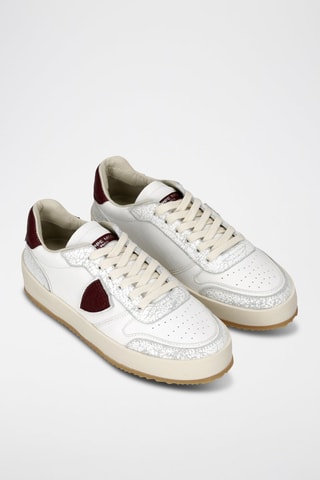 Zapatillas de piel caprina - Blanco
